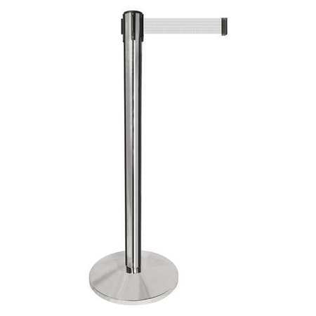 Barrier Post,silver Post,white Belt (1 U