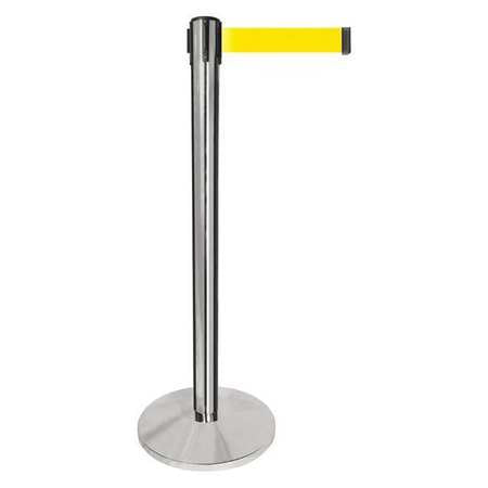 Barrier Post,silver Post,yellow Belt (1