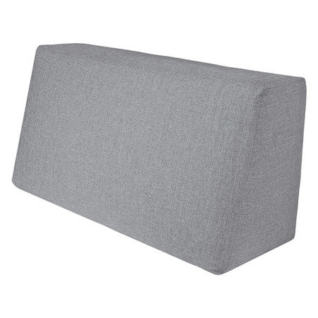 Back Pillow,17"w X 29"h,gray Upholstery