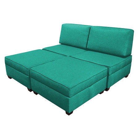 King Sleeper,72"wx72"d,green Upholstery