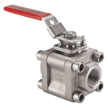 Ball Valve,1/2" Size,316 Ss,full Port (1