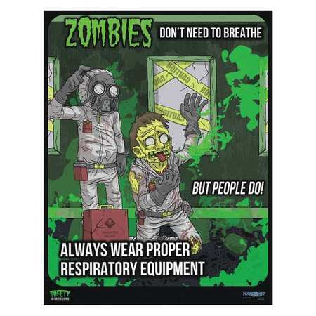 Safety Poster,21" H,27" W (1 Units In Ea