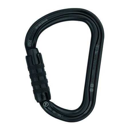 Carabiner,black,1-3/16" Opening (1 Units