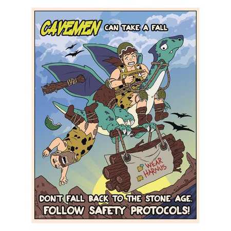 Safety Poster,12" H,16" W (1 Units In Ea