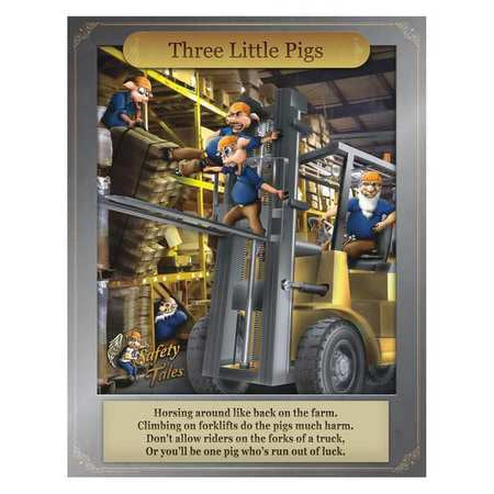 Safety Poster,21" H,27" W (1 Units In Ea