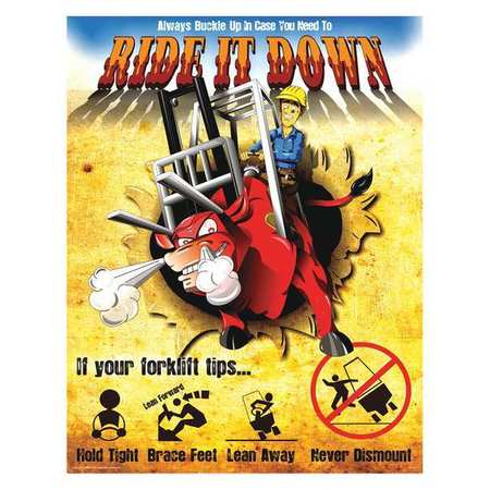 Safety Poster,21" H,27" W (1 Units In Ea