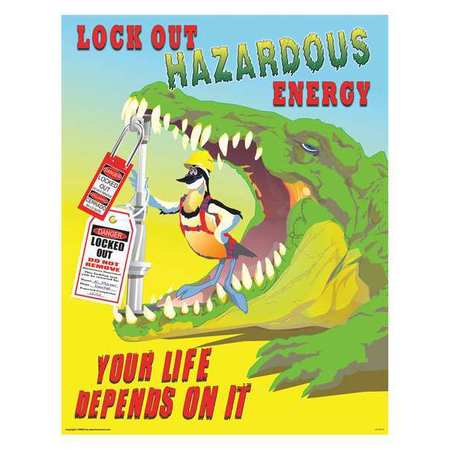 Safety Poster,21" H,27" W (1 Units In Ea