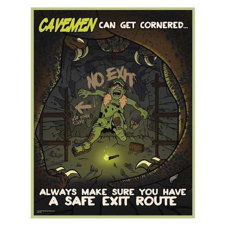 Safety Poster,12" H,16" W (1 Units In Ea