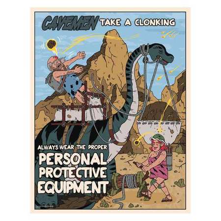 Safety Poster,12" H,16" W (1 Units In Ea