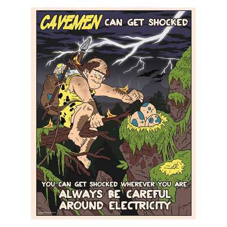 Safety Poster,12" H,16" W (1 Units In Ea