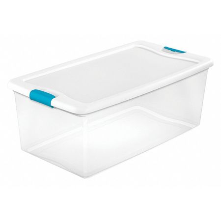 Storage Tote,13" Outside H,106 Qt. (1 Un