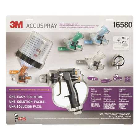 Spray Gun Kit,cup Capacity 20.3 Oz. (1 U