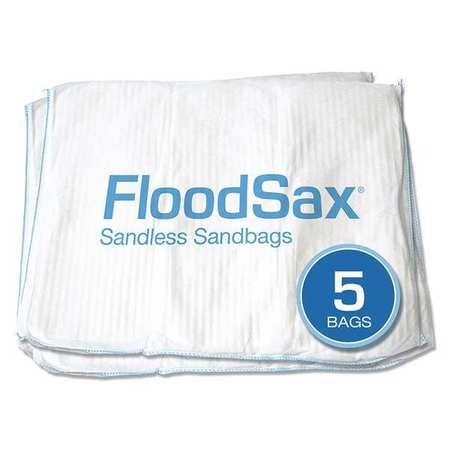 Sandless Sandbag,white,20" L,pk5 (1 Unit