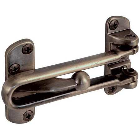 Swing Bar Door Guard,3-7/8" Lx2-1/2" W (