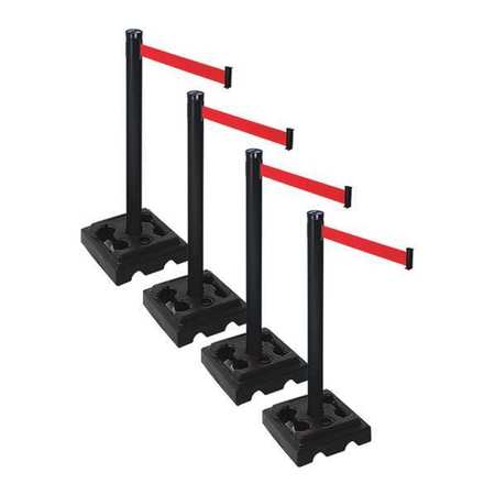 Barrier Systems,post Black,10 Ft. Belt (