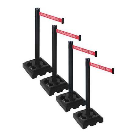 Barrier Systems,post Black,10 Ft. Belt (