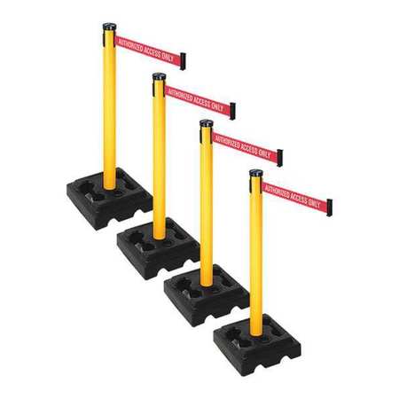 Barrier Systems,post Yellow,10 Ft. Belt