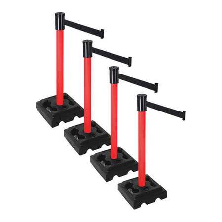 Barrier Systems,post Red,15 Ft. Belt (1