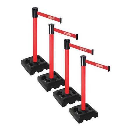 Barrier Systems,post Red,15 Ft. Belt (1