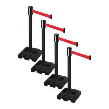 Barrier Systems,post Black,15 Ft. Belt (