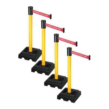 Barrier Systems,post Yellow,15 Ft. Belt