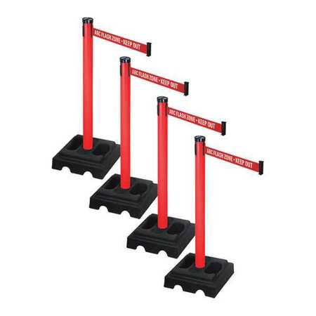 Barrier Systems,post Red,9 Ft. Belt (1 U