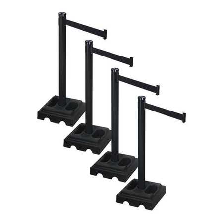 Barrier Systems,post Black,10 Ft. Belt (