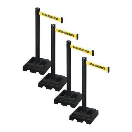 Barrier Systems,post Black,10 Ft. Belt (