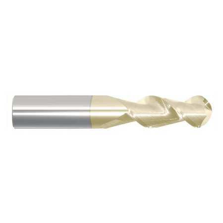 Hp Ball End Mill, 2fl 1", Reg, Zrn (1 Un