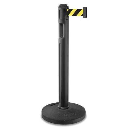 Barrier Post,38-1/4" H,black (1 Units In