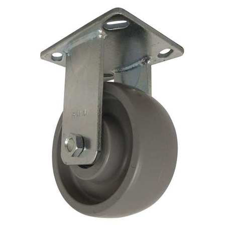 Rigid Plate Caster,nylon,5",1200 Lb. (1