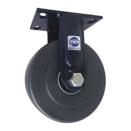 Plte Caster,rgd,nylon,8",6000 Lb. (1 Uni