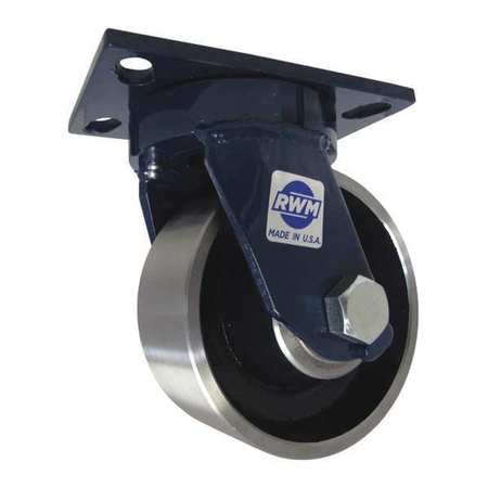 Kgpnls Plt Cstr,swivel,steel,6",1800 Lb