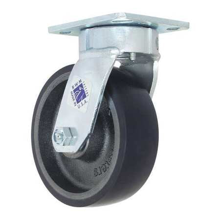 Kingpinless Swivel Caster,6",1230 Lb. (1