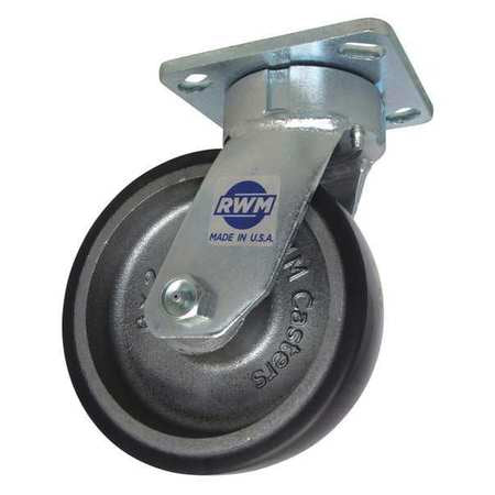 Plt Cstr,kngpnlss Swvl,poly,6",1230 Lb (