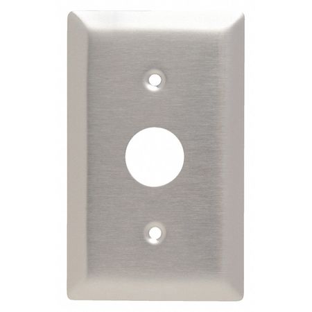 Barrel Key Plate,brushed Finish,silver (