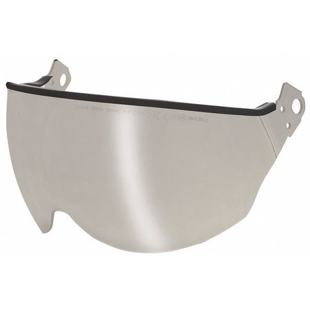 Visor,polycarbonate,mirror,4" H (1 Units