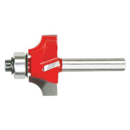 Beading Router Bit,1-1/8" Cutting Dia. (