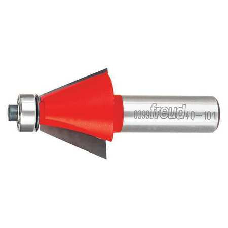 Chamfer Router Bit,1-1/4" Cutting Dia. (