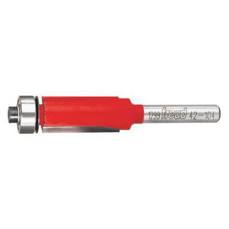 Flush Trim Router Bit,1/2" Cutting Dia.