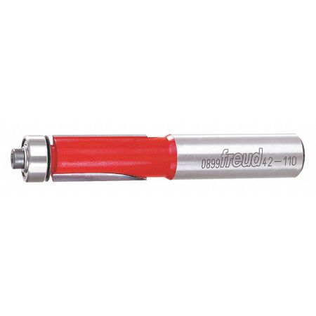 Flush Trim Router Bit,1" Cutting L (1 Un