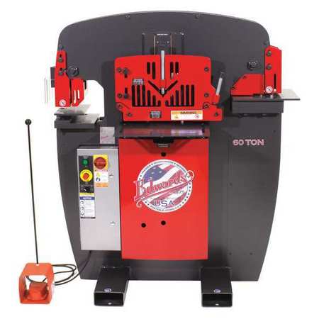 Ironworker,23a,1 Phase,5 Hp,230v,62 Tons