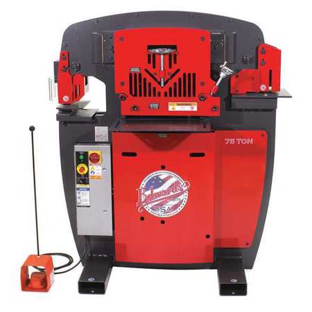 Ironworker,23a,1 Phase,7-1/2 Hp,62 Tons