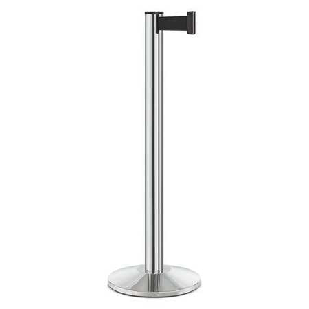 Barrier Post,steel,chrome (1 Units In Ea