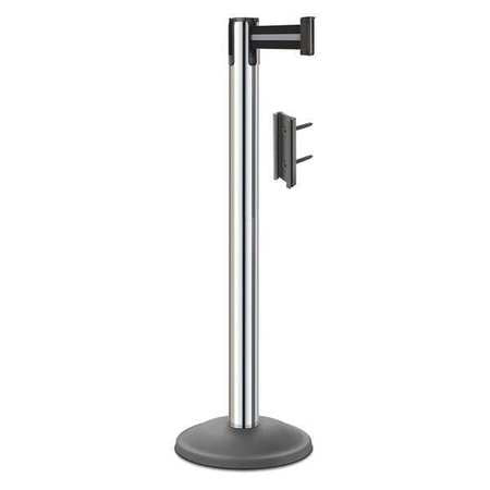 Barrier Post,steel,gray (1 Units In Ea)