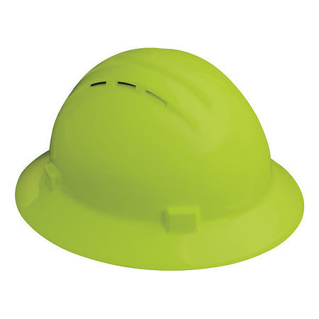 Hard Hat,4 Pt. Pinlock,hi-vis Lime (1 Un