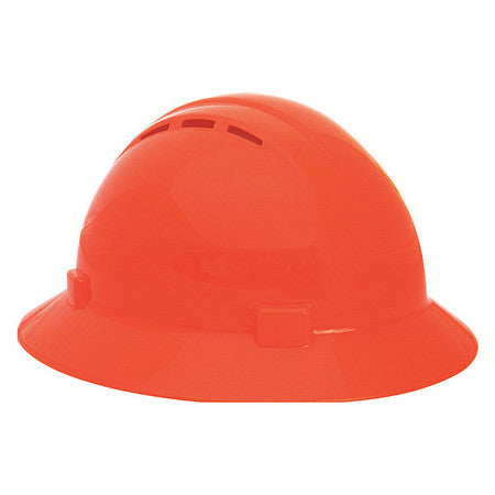 Hard Hat,4 Pt. Ratchet,hi-vis Or (1 Unit