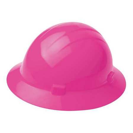 Hard Hat,4 Pt. Ratchet,hi-vis Pink (1 Un