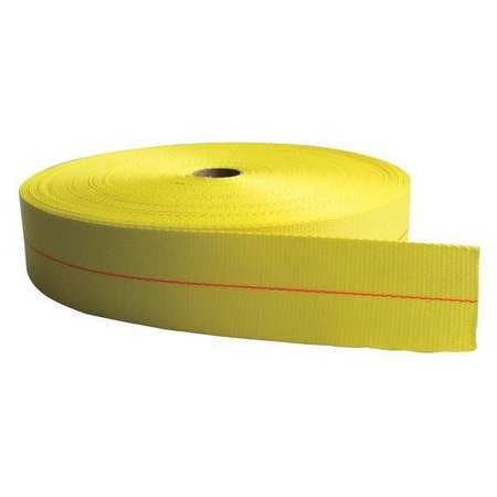 Bulk Webbing,yellow,300 Ft. L,3" W (1 Un