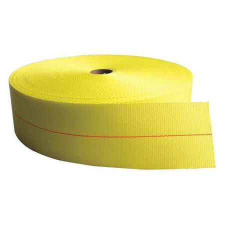 Bulk Webbing,yellow,150 Ft. L,4" W (1 Un